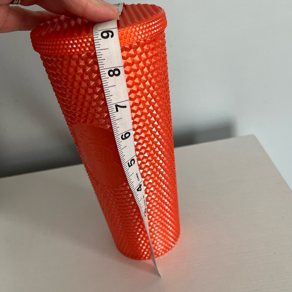 Starbucks Pearlized Orange Studded Venti Tumbler Fall 2022 - Picture 6 of 7